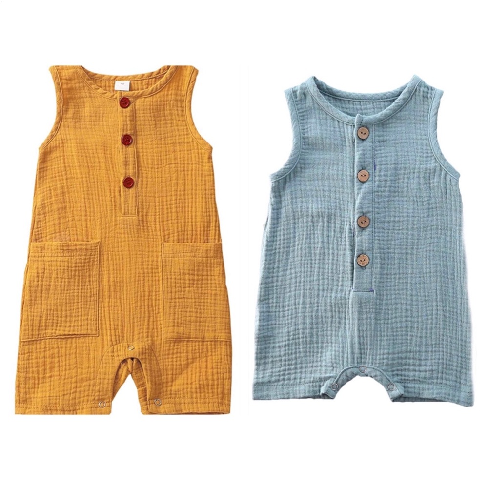 SOLD Two Toddler Romper Jumpsuit 12M & 18M Boy